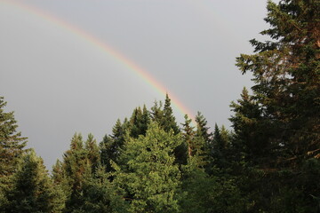 Rainbows over the Allagash Wilderness
