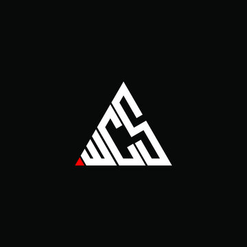 WCS letter logo creative design. WCS unique design

