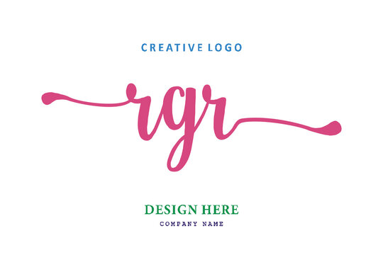 RGR lettering logo is simple, easy to understand and authoritative