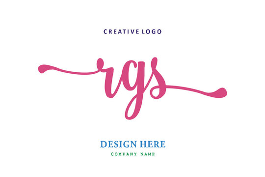 RGS lettering logo is simple, easy to understand and authoritative