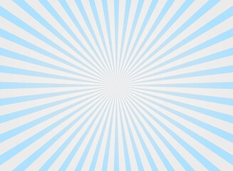 Sunlight wide horizontal background. Blue and pink color burst background.