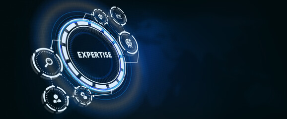 Technology, Internet and network concept. Expertise business consulting concept.