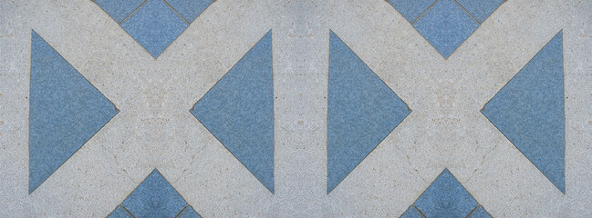 fondo abstracto en material de concreto con formas geométricas 