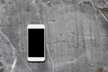 Smartphone with a blank screen