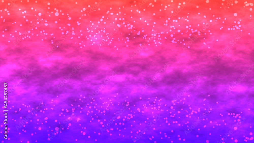 Canvas Prints particle falling in red blue background