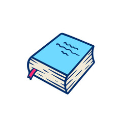 book doodle hand drawn sketch icon illustration