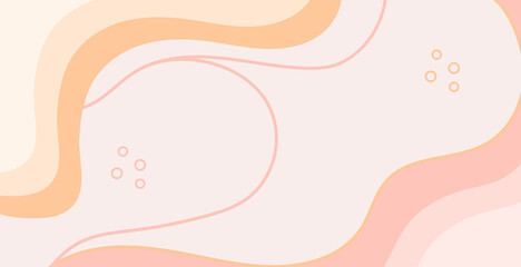 Abstract background with abstract elements and dynamic shapes. Soft cloud background in pastel colorful gradation.