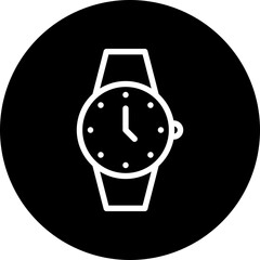 watch glyph icon