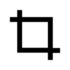 Fototapeta premium Crop Icon