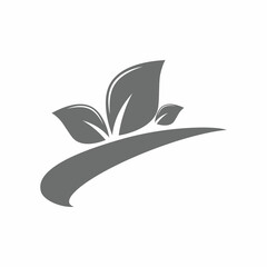 Leaf icon Vector Illustration design Logo template