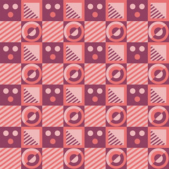 Seamless Abstract Geometric Pattern Background.