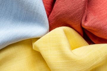 Spring and summer linen blended fabric