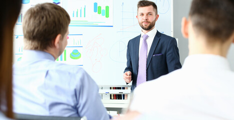 Business people developing new start-up