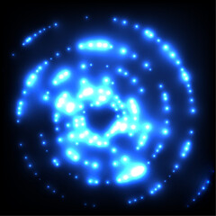 Futuristic techno design.