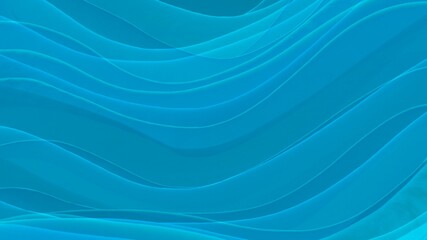 青い波模様の背景素材