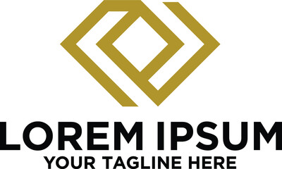 Diamond Jewelry modern logo design