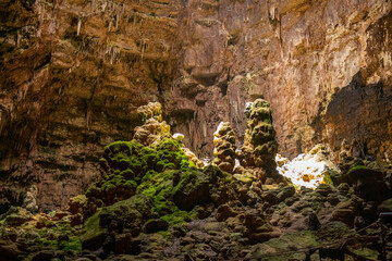wapienne figury w Grotta Di Castellana