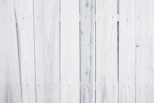 Old grunge wood plank texture background. Vintage white wooden board wall have antique cracking style .
