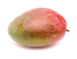 Agriculture of Gran Canaria - ripe large mango fruit isolated on white background