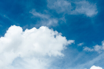 blue sky background with white clouds