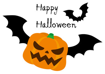 Fototapeta premium ハロウィン おばけカボチャ アイコン イラスト19