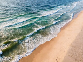 Praia dEl Rey and the Atlantic Ocean, Portugal