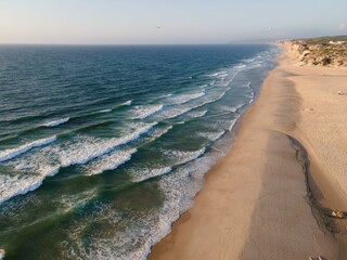 Praia dEl Rey and the Atlantic Ocean, Portugal