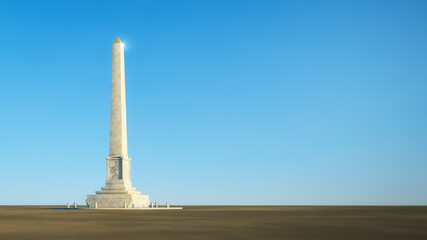 Egypt obelisk with space for your content - obrazy, fototapety, plakaty