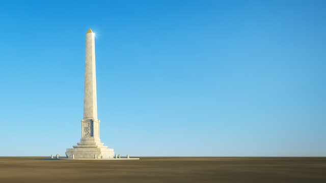 Egypt obelisk with space for your content