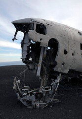 Abandoned plane wreck at Solheimasandur, Iceland