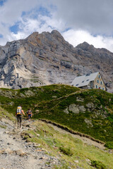 ascent to Espuguettes refuge, Pyrenees National Park, Hautes-Pyrenees, France