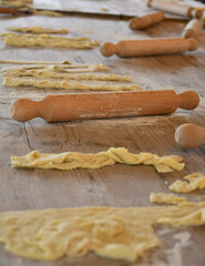 Rolling pins for homemade pasta 