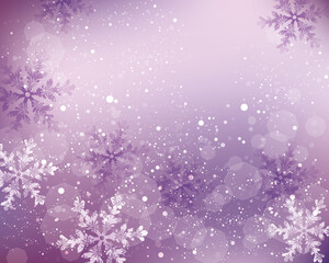 Fototapeta premium 雪の結晶の背景