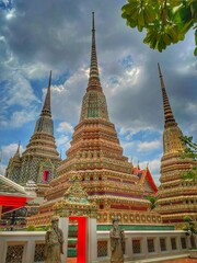 Fototapeta premium Scenery of Watpho Temple in Thailand