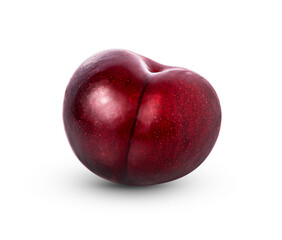  plum isolated on white background