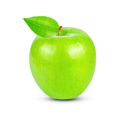 Green apples Isolated on a white background