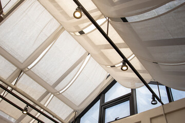 Fototapeta premium a fabric roof