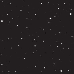 Twinkle Stars Design. Sliver Confetti Isolated. Tiny Falling Banner. Celebration Anniversary. White Glitter Banner. Sparkling Anniversary. Texture Anniversary. Universe Isolated.