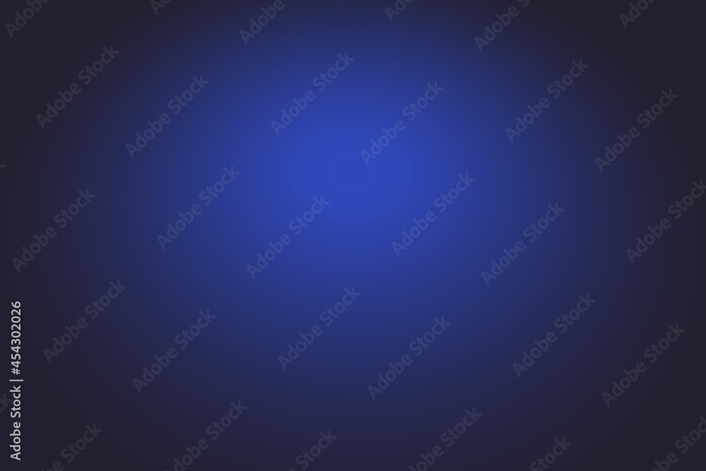 Aufkleber blue dark light gradient abstract background blurred empty studio room backdrop wallpaper. use for s