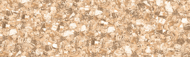 Terrazzo marble stone consists chips of marble, quartz, granite and glass. Terrazzo marble like ancient mosaics and pavement. Aqua-green chips of polished stone floor tile and wall tile design beige