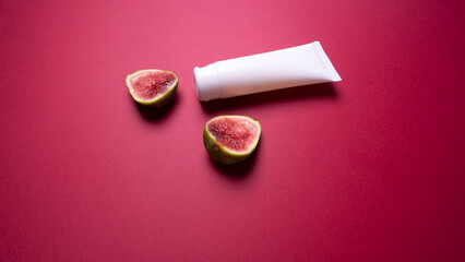 clean packaging of hand or face cream