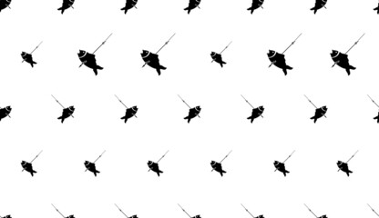 Fishing Harpoon Icon Seamless Pattern Y_2108001