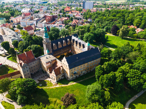 Olesnica Ksiaz Castle in lower Silesia,Poland