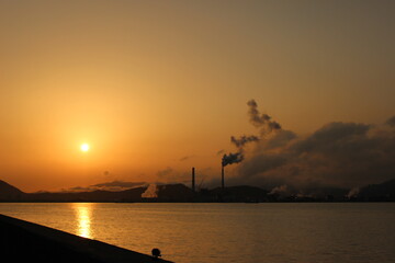 日本11大工場夜景都市 周南コンビナートの景色