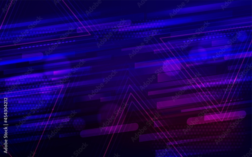 Aufkleber abstract background with neon stretching line and stripe. modern futuristic glitch surface with tech