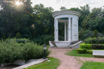 Rotunda in the Neskuchny Garden in Moscow