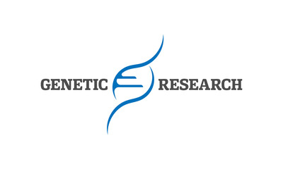 Icon of the logo design template DNA genetic research