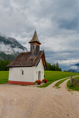 Fototapeta na wymiar Urlaubsfeeling rund um das schöne Leutaschtal in Tirol