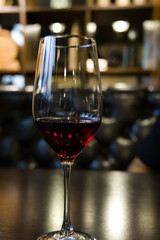 Rest in a cafe. A glass of wine and the entourage of the cafe