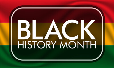 Fototapeta na wymiar Black history month is observed every year in October, it is a way of remembering important people and events in the history of the African diaspora. Vector illustration